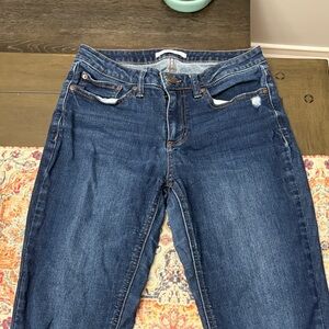 LC Lauren Conrad Medium Blue Straight Leg Jeans